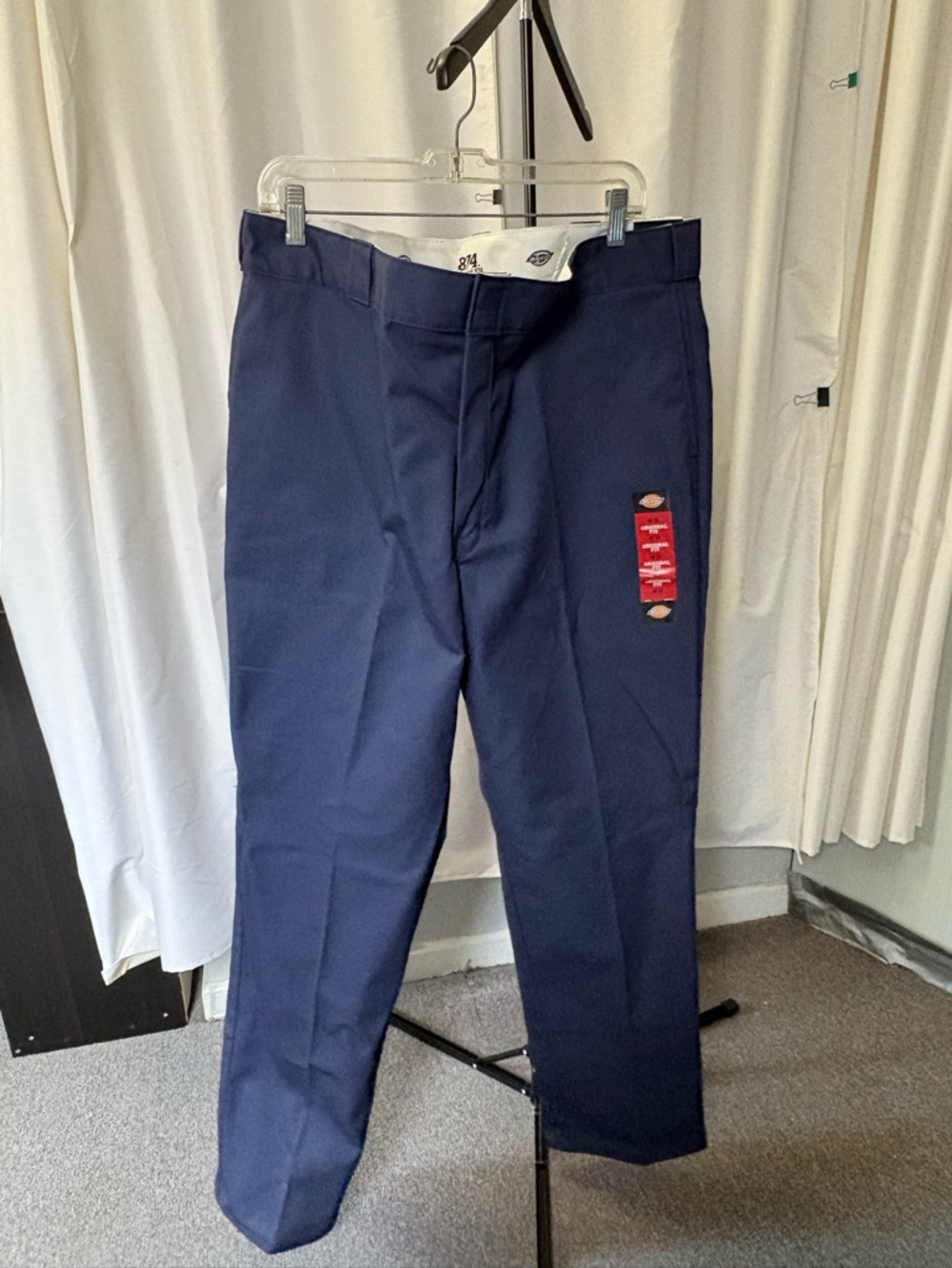 Dickies Men’s Navy Straight Leg Work Chinos